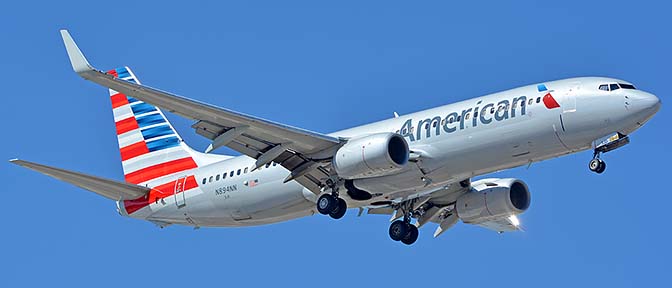 American Boeing 737-823 N849NN, Phoenix Sky Harbor, October 16, 2017